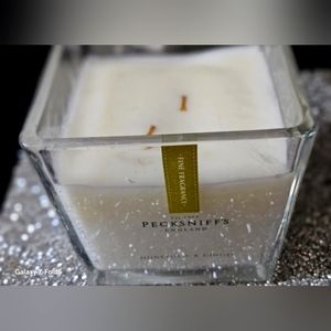 HUGE PECKSNIFF'S Honeydew Ginger 2 Wick ENORMOUS Candle 860g 30.3 Oz New RARE